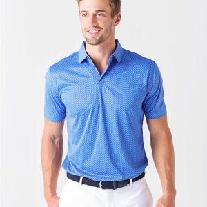 Peter Millar Blue Performance Polo Shirt